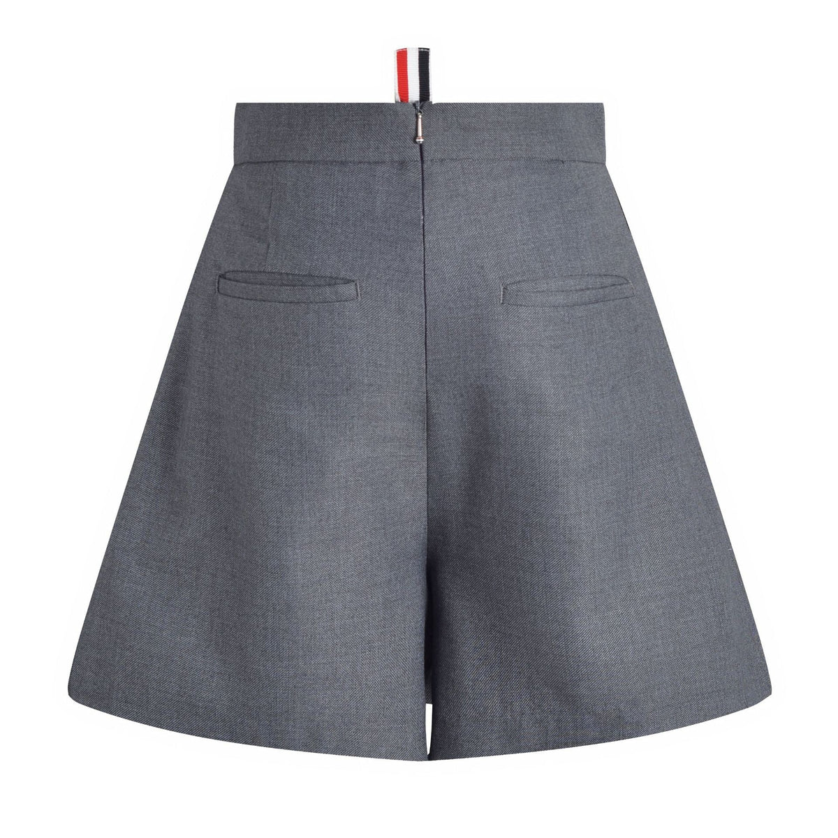 Women's High-Waist Pleated A-Line Skirt | Thom Browne