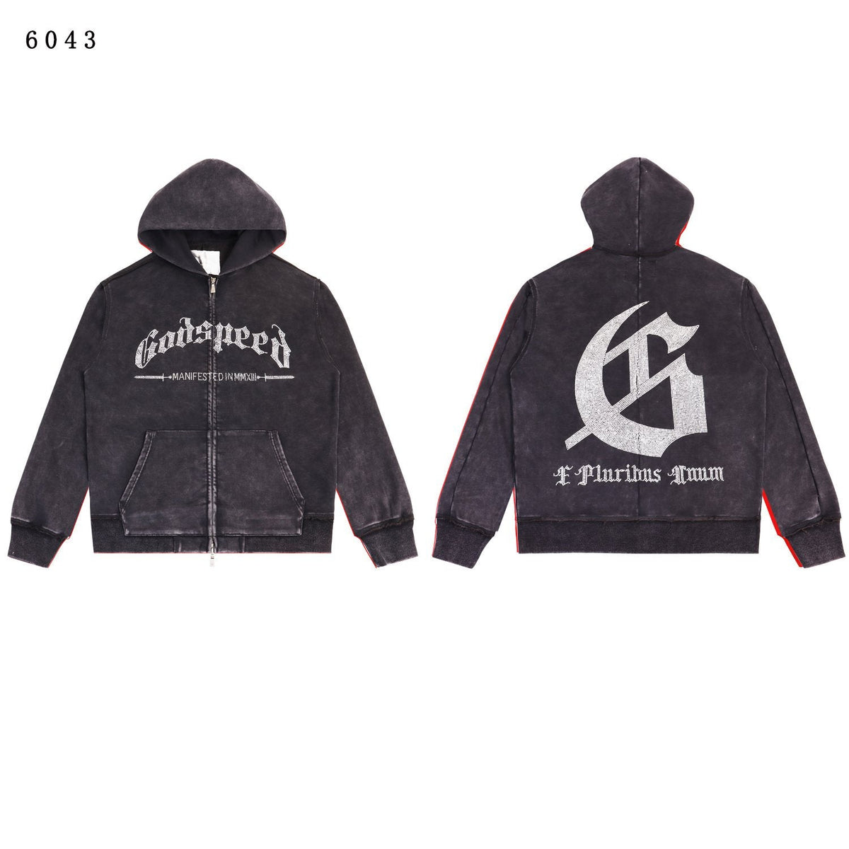 Godspeed E Pluribus Unum Eagle Zip Hoodie