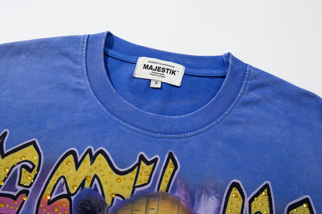 MAJESTIK Football Graphic T-Shirt
